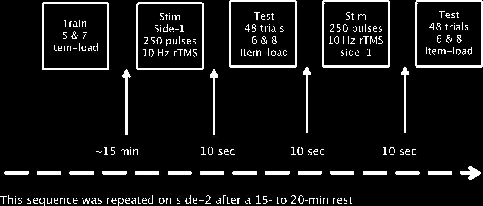 Effects of 10 Hz rTMS on the Neural image