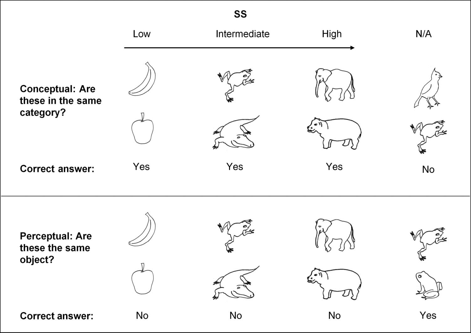 Structural Similarity Exerts Opposing Effects on Perceptual image