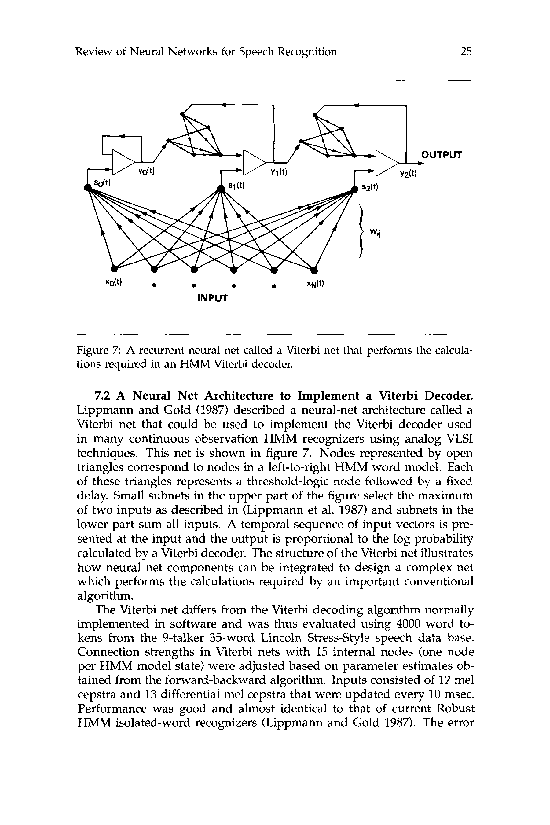 Review  of  Neural Networks  for  Speech Recognition image