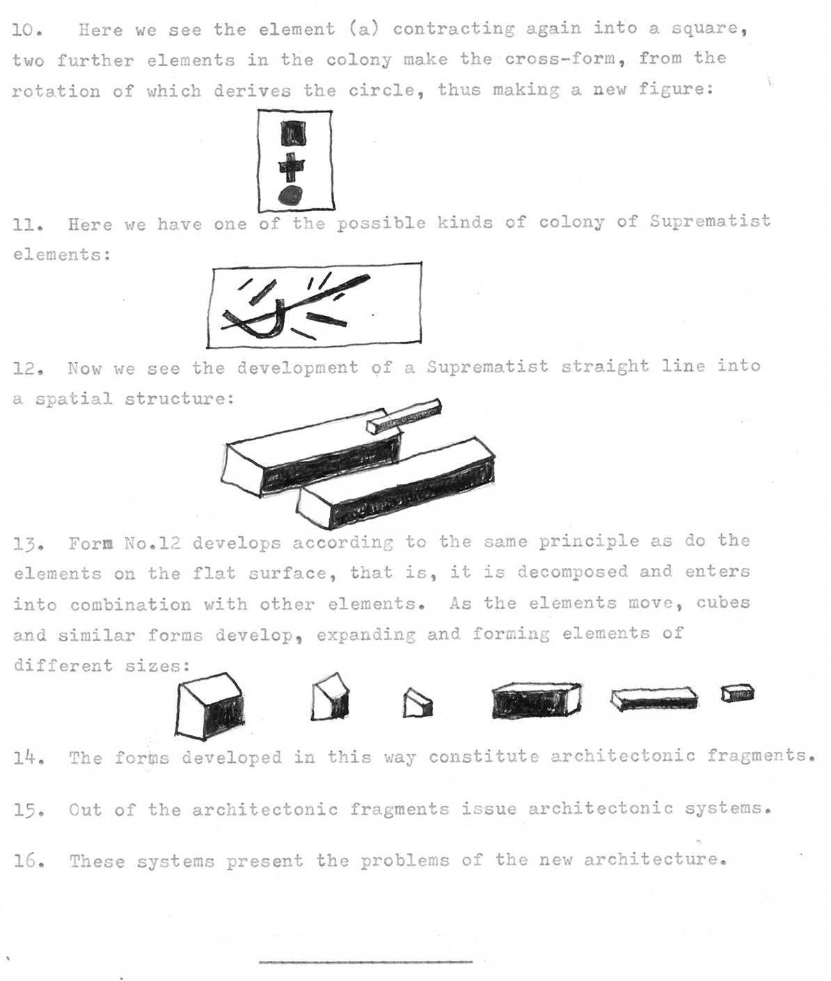 16-mm film strips from Hans Richter’s unfin- image