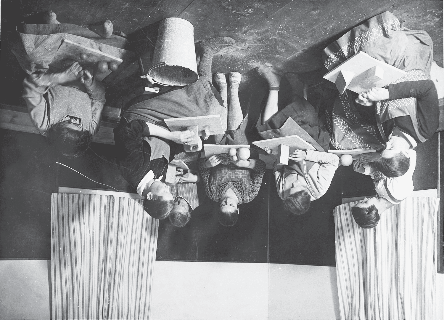 Lucia Moholy. Hands Peeling Potatoes. C. 1930. image